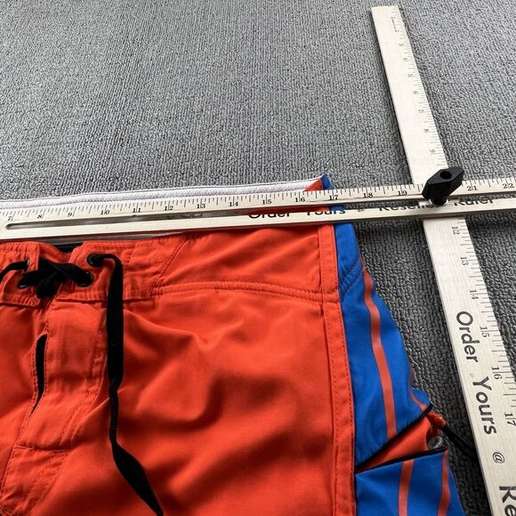 Fox Racing Shorts Adult Size 32 Red Surf Swim Outdoor Active Casual Men's - Picture 14 of 16